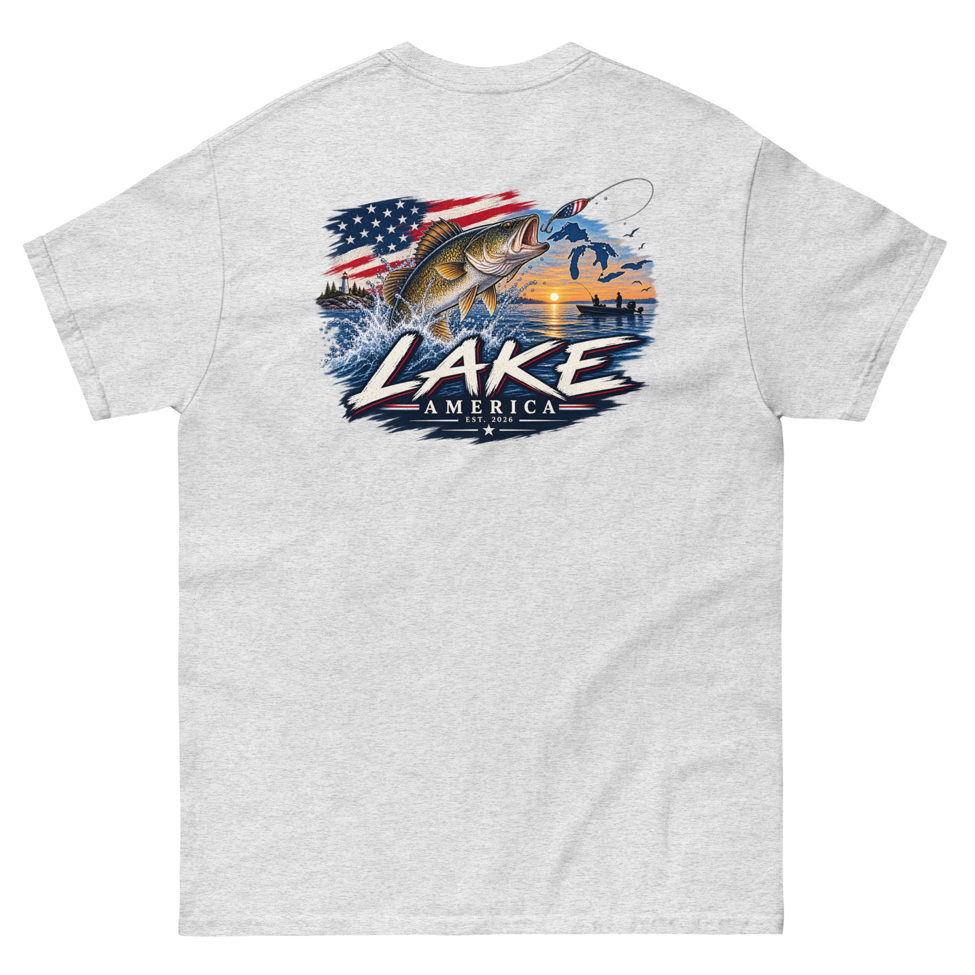 Lake America Fishing T-Shirt