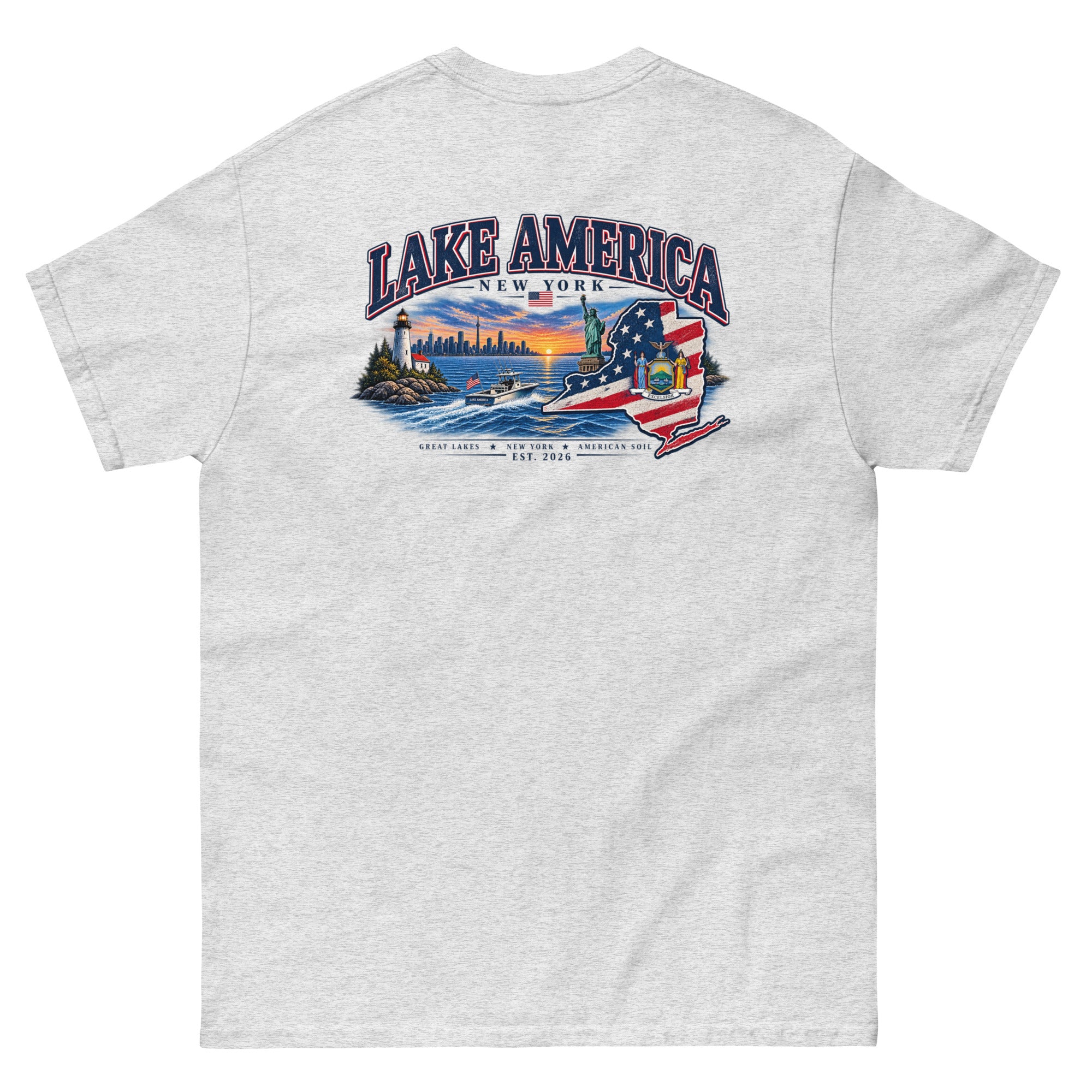 New York Lake America T-Shirt