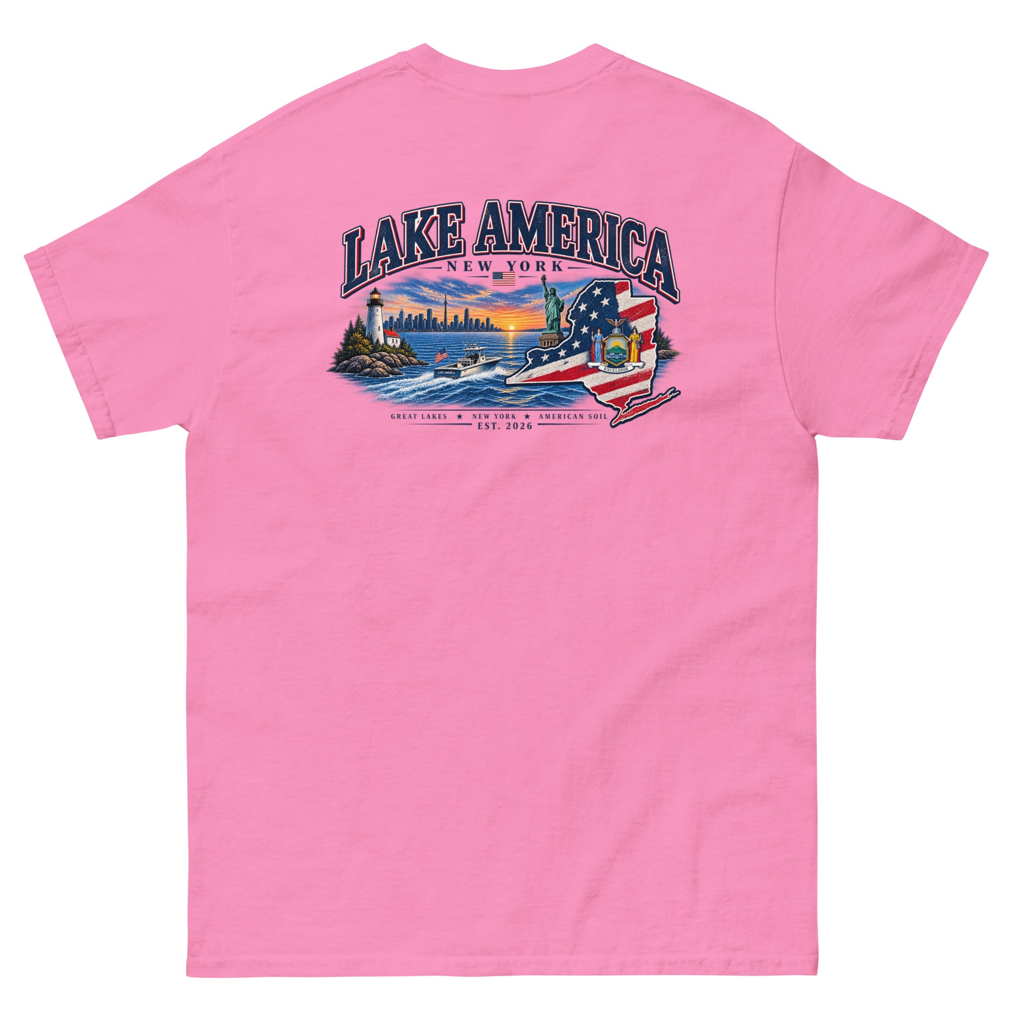 New York Lake America T-Shirt