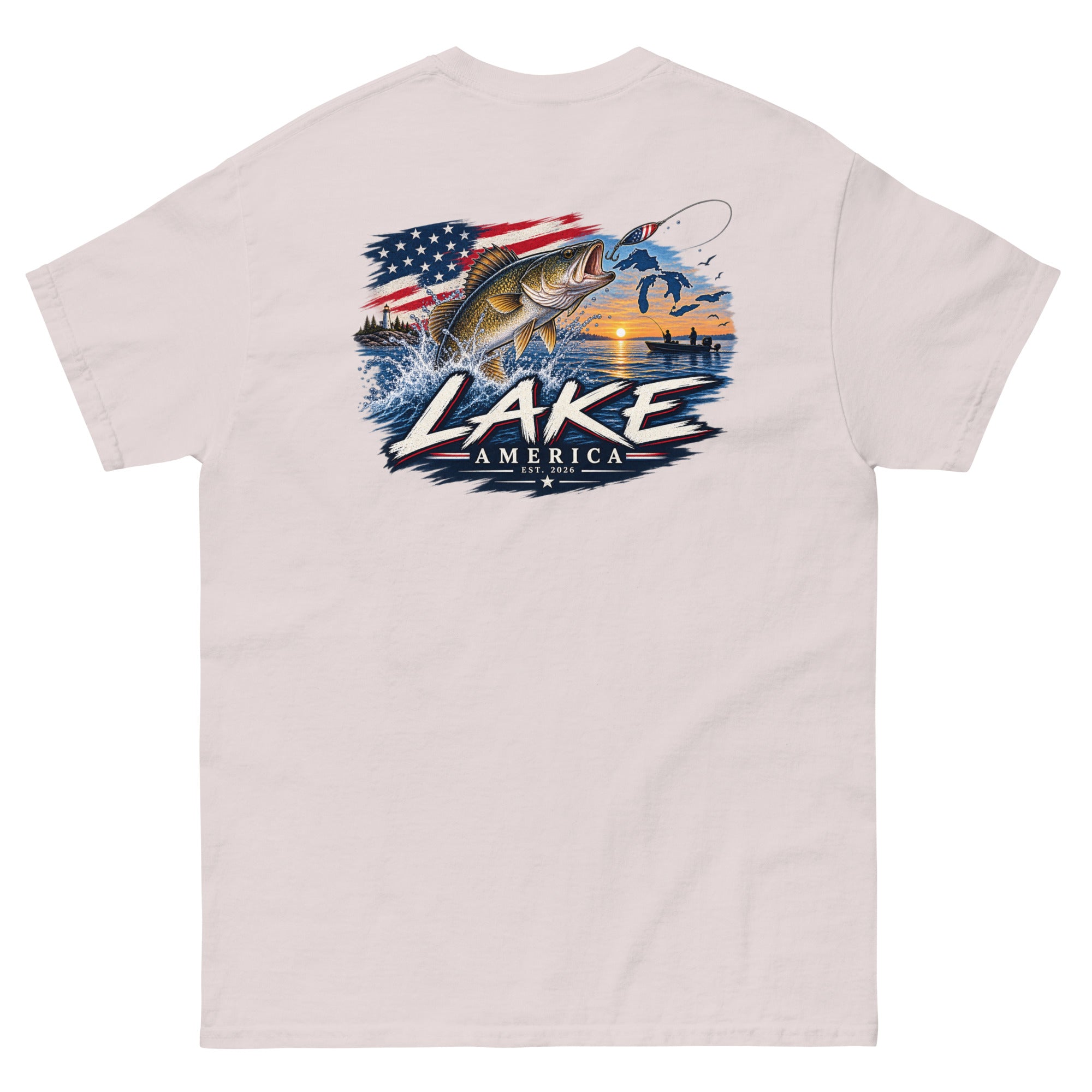 Lake America Fishing T-Shirt