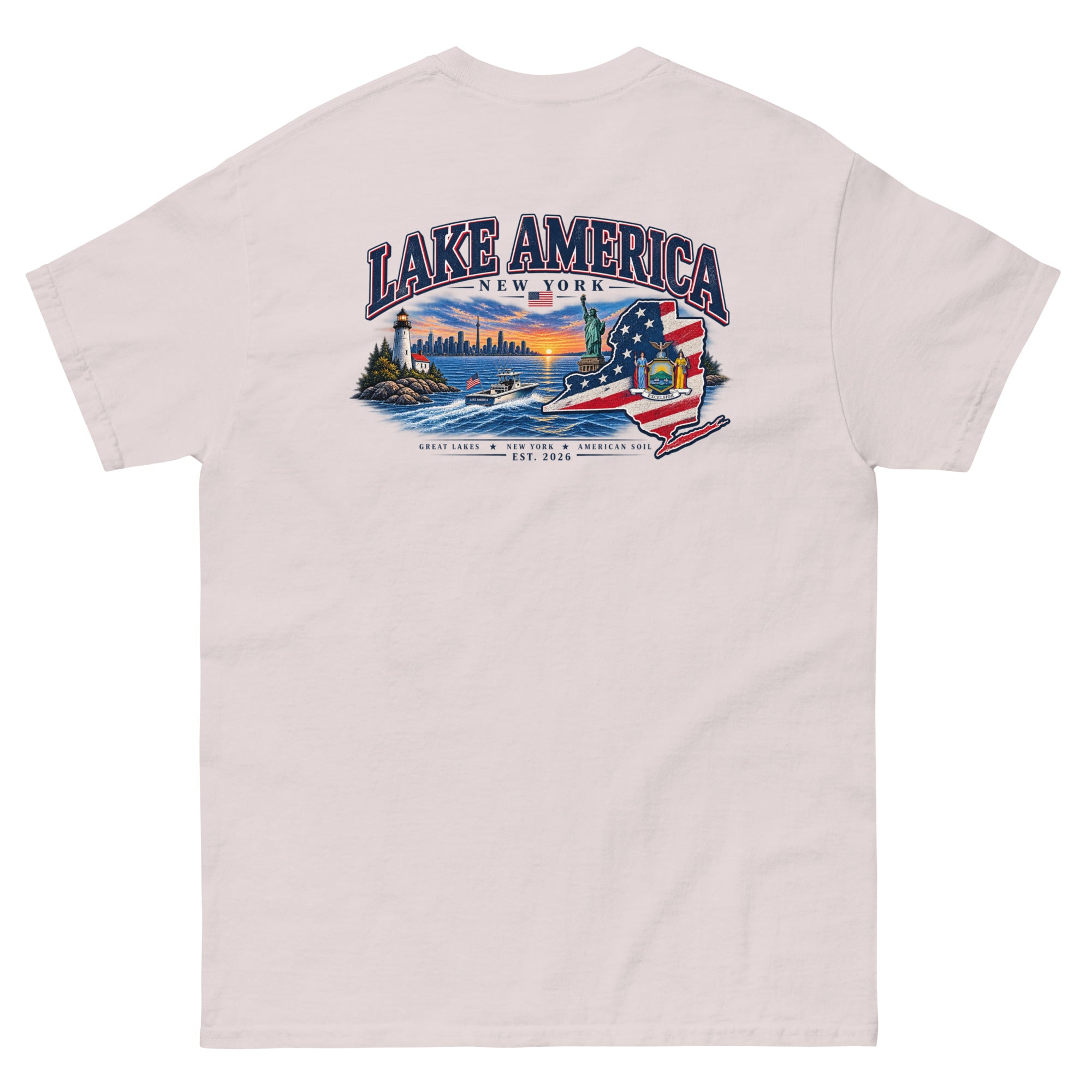 New York Lake America T-Shirt