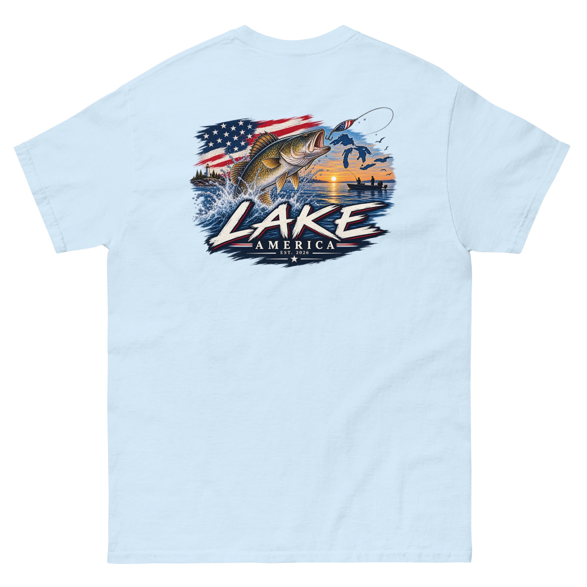 Lake America Fishing T-Shirt