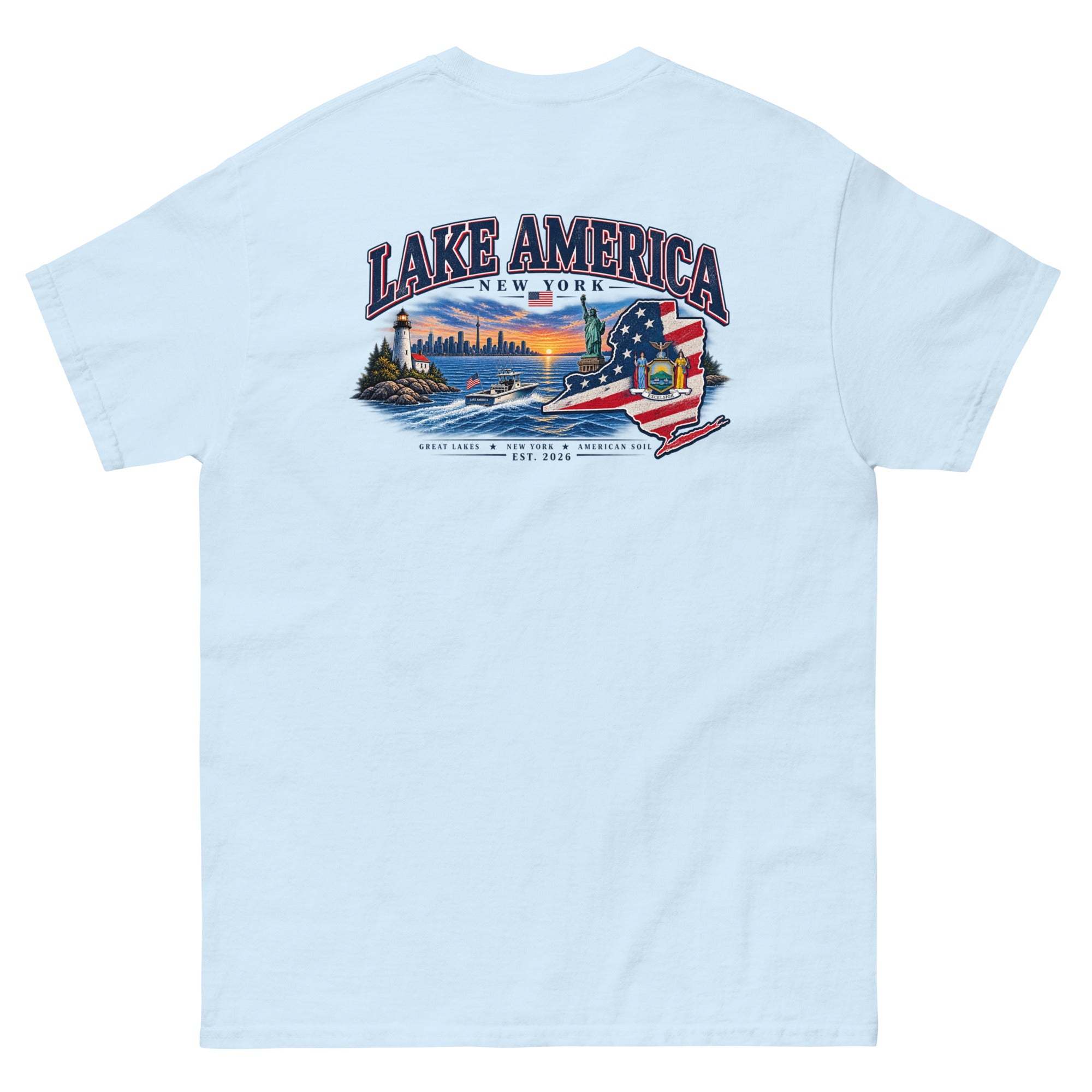 New York Lake America T-Shirt