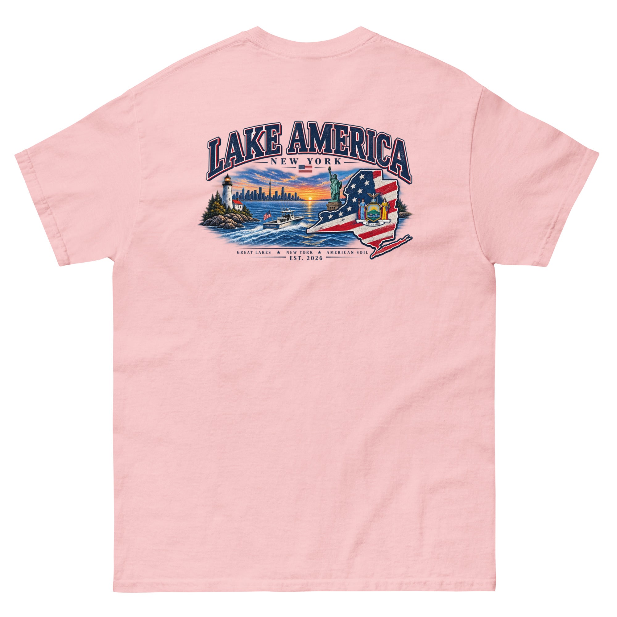 New York Lake America T-Shirt