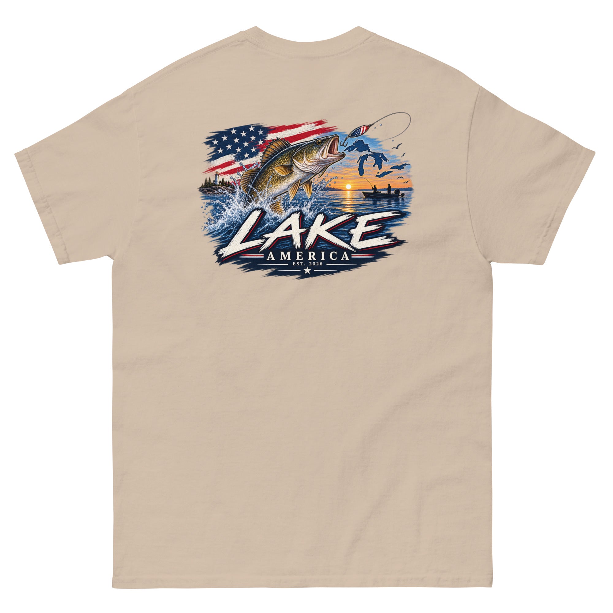 Lake America Fishing T-Shirt