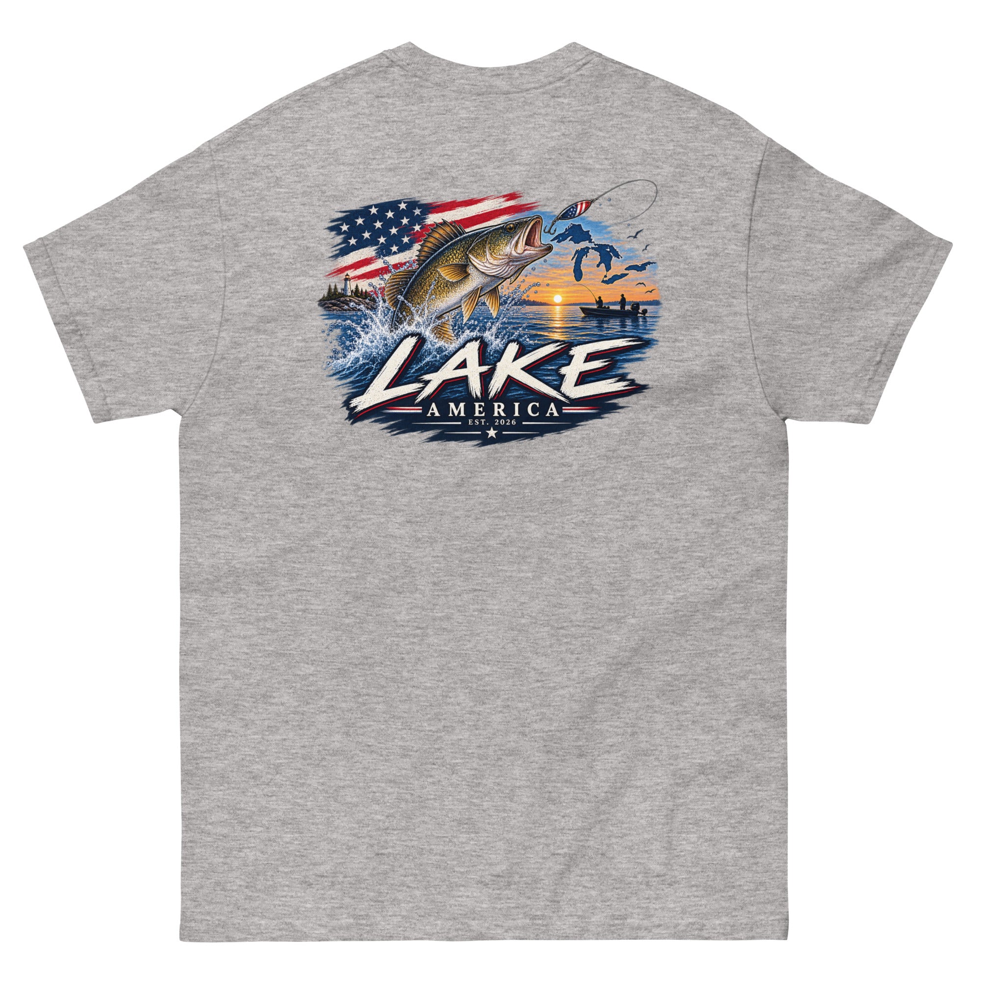 Lake America Fishing T-Shirt