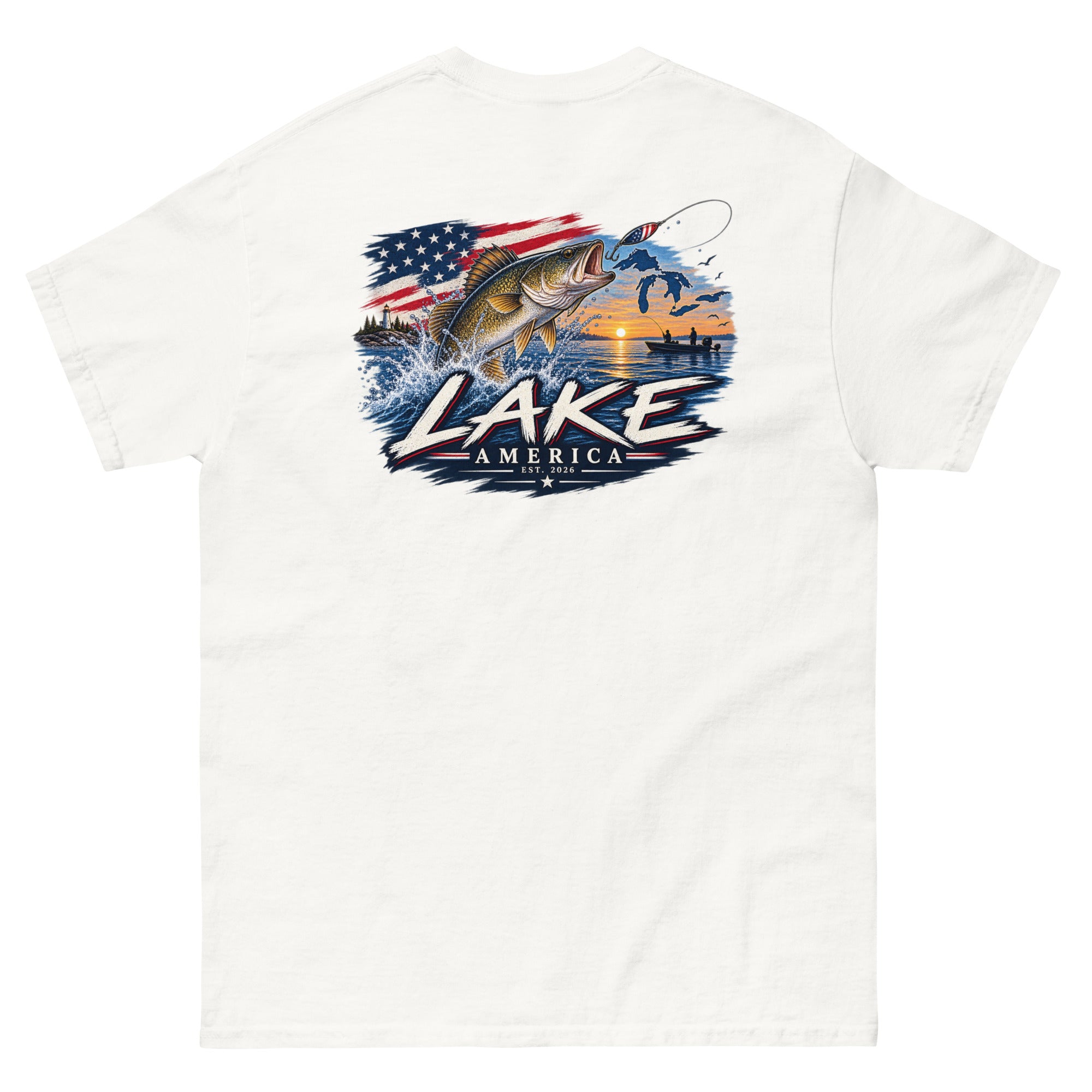 Lake America Fishing T-Shirt