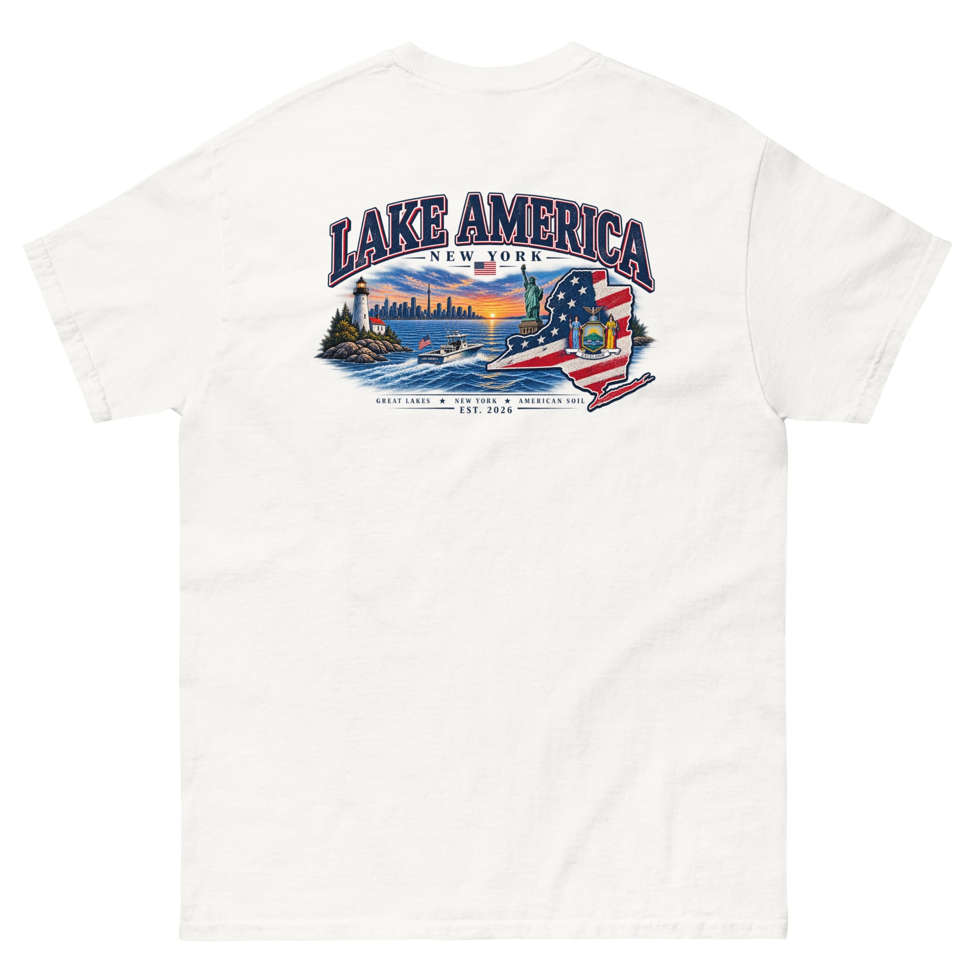 New York Lake America T-Shirt